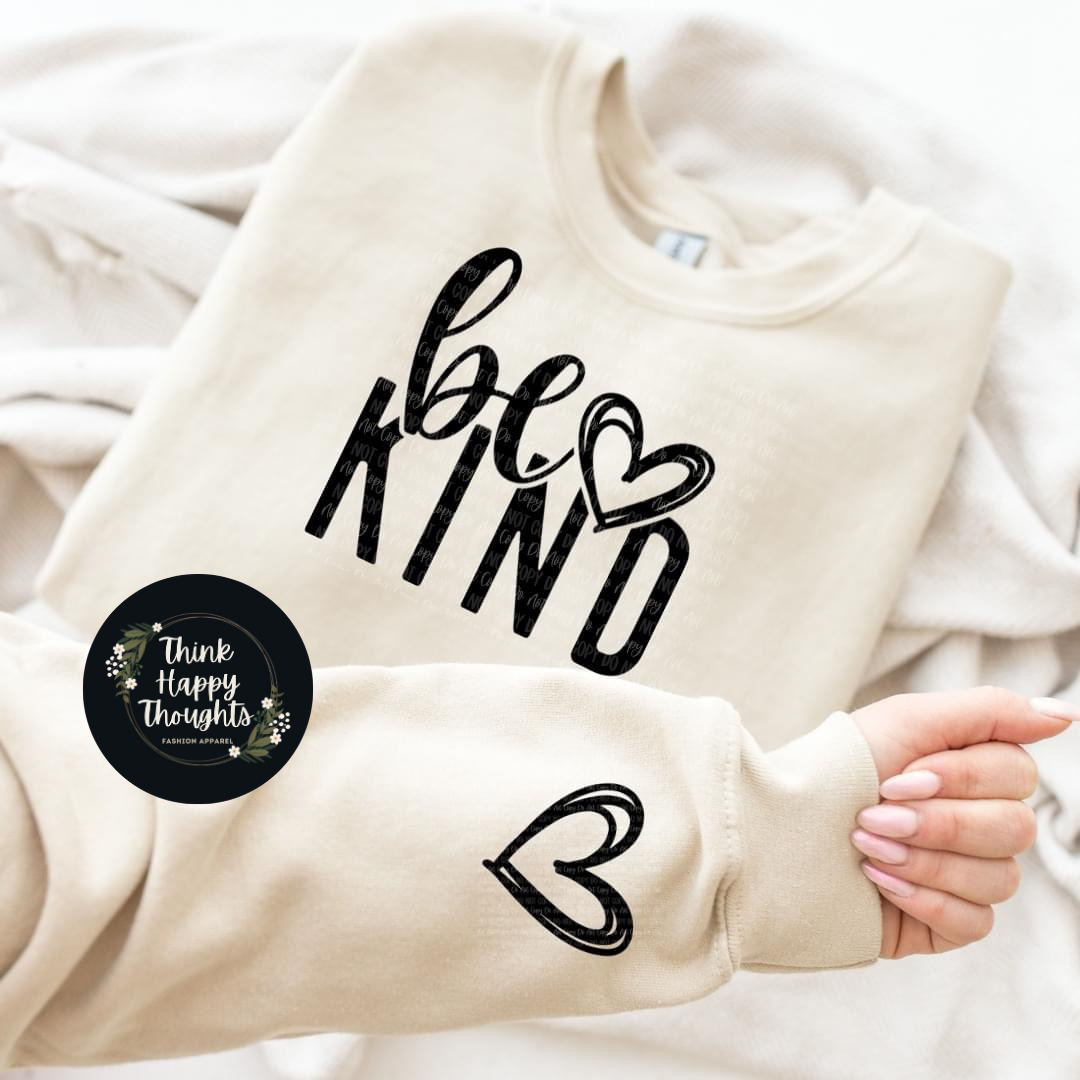 be KIND w/heart (dark print)