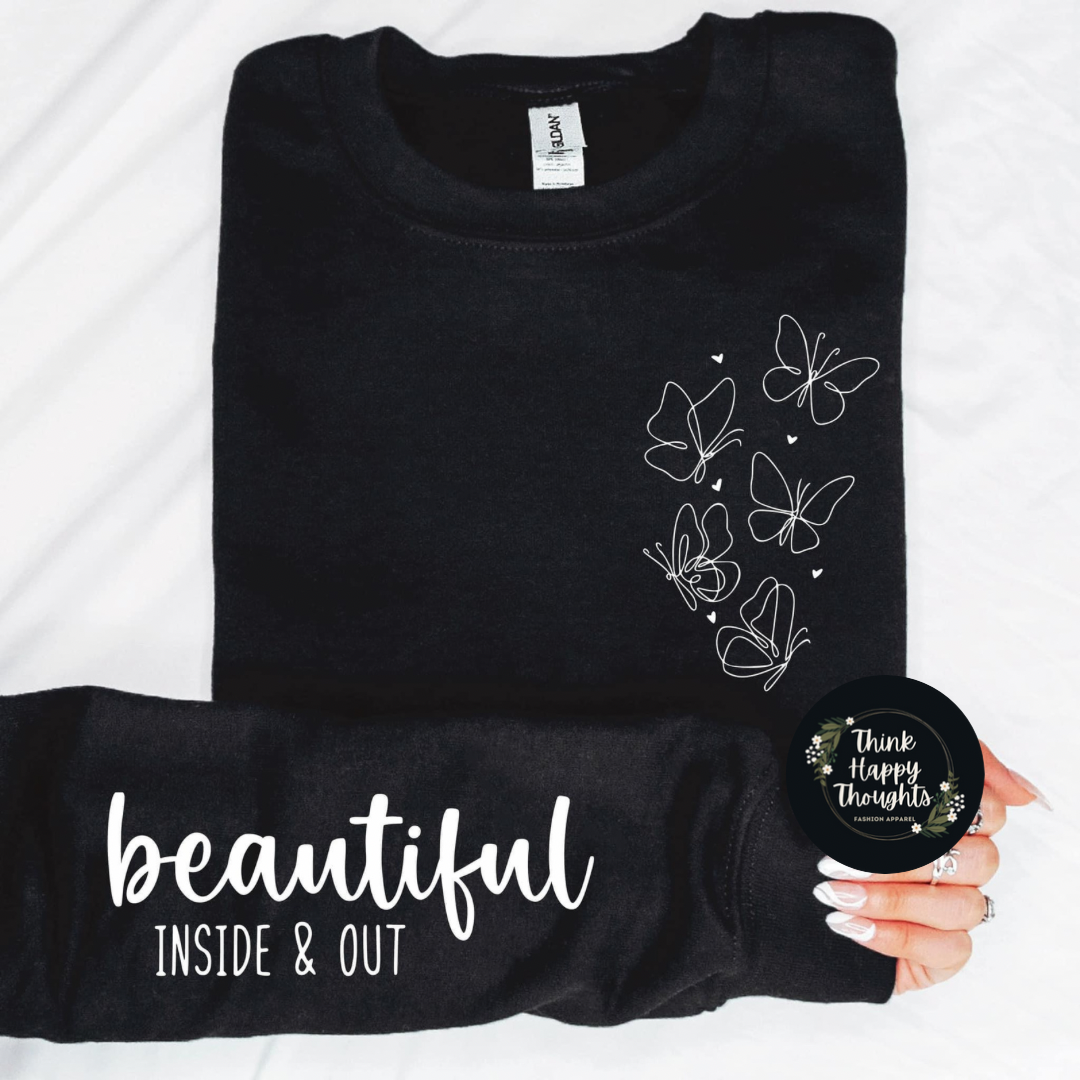 Beautiful - Inside & Out (white print)