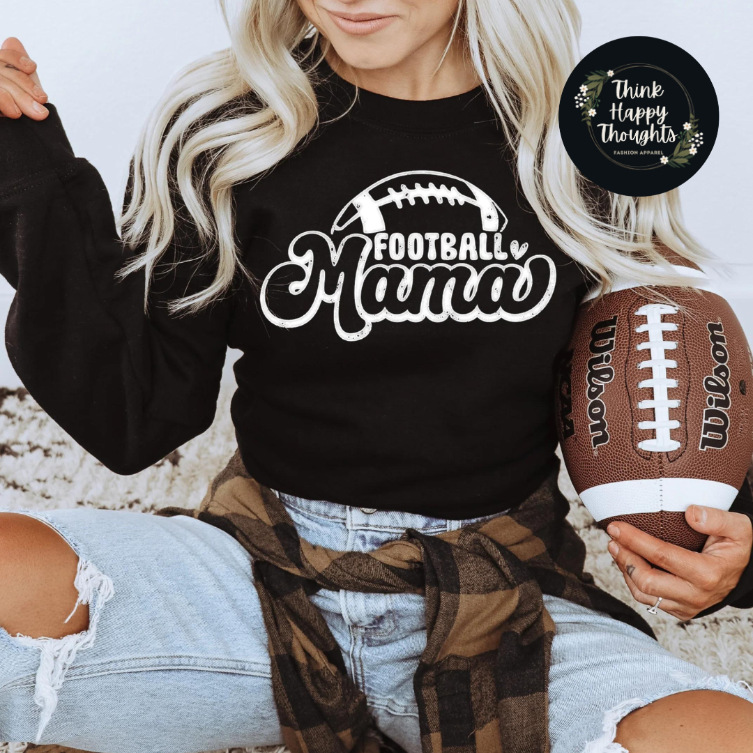 Football Mama (white print)