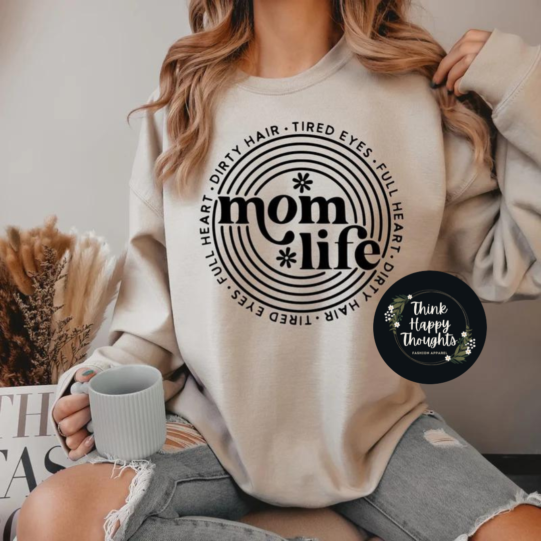 Mom Life (dark print)