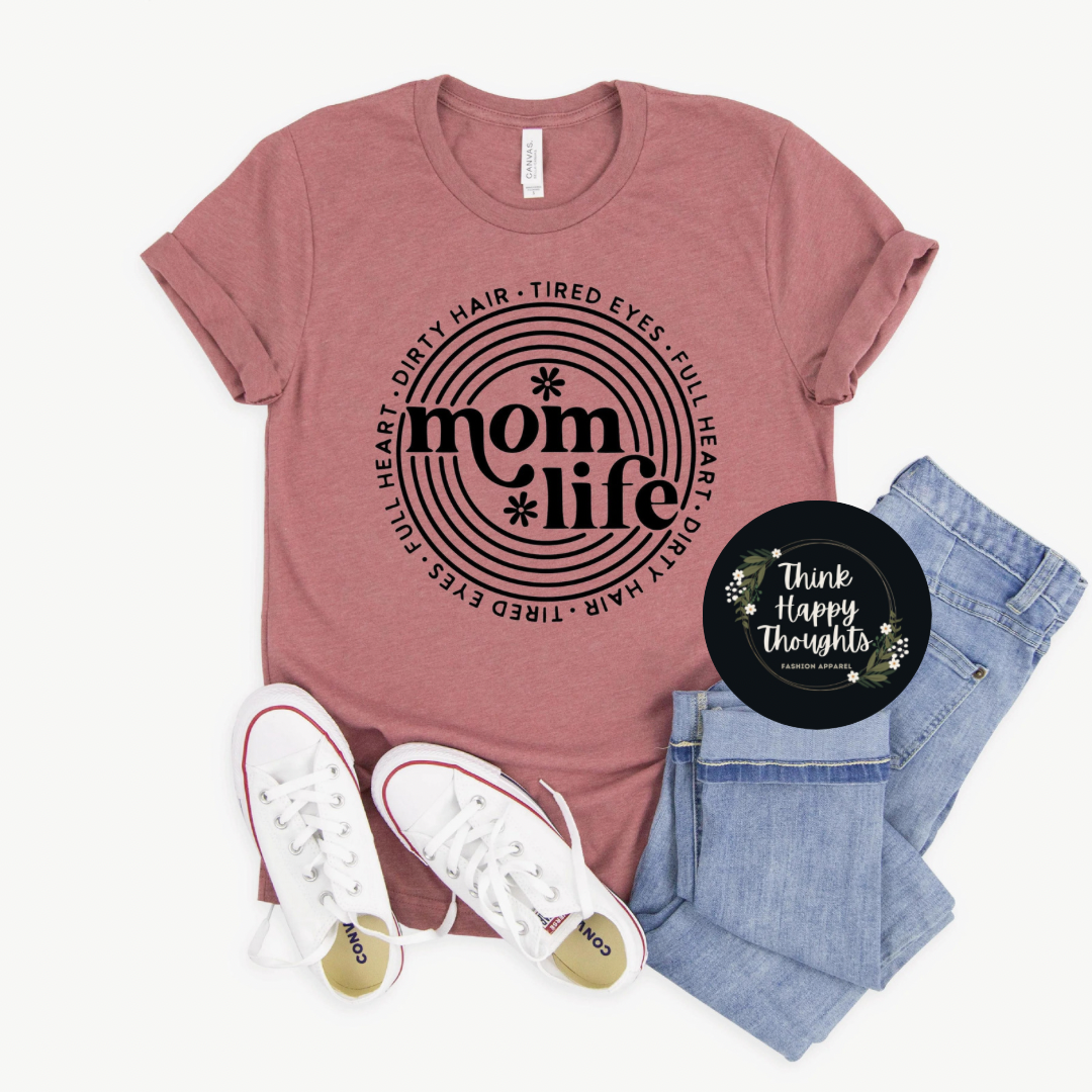 Mom Life (dark print)