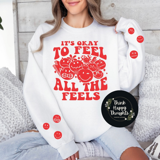 It's OK to Feel All the Feels (red print)